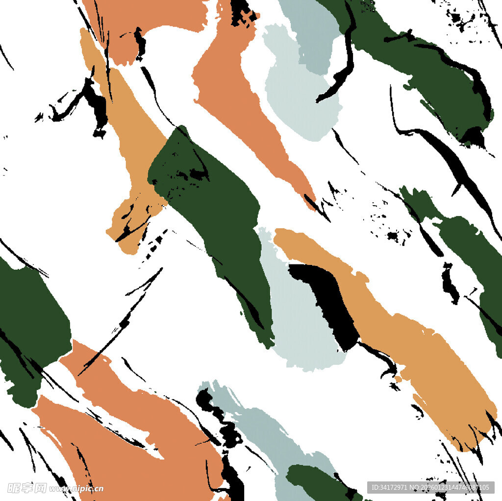 抽象多彩迷彩图案纹理