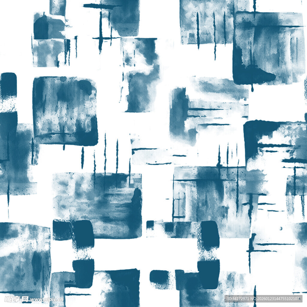 蓝白几何抽象图案背景