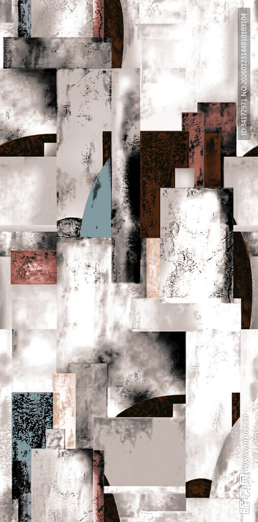 抽象几何图案艺术背景