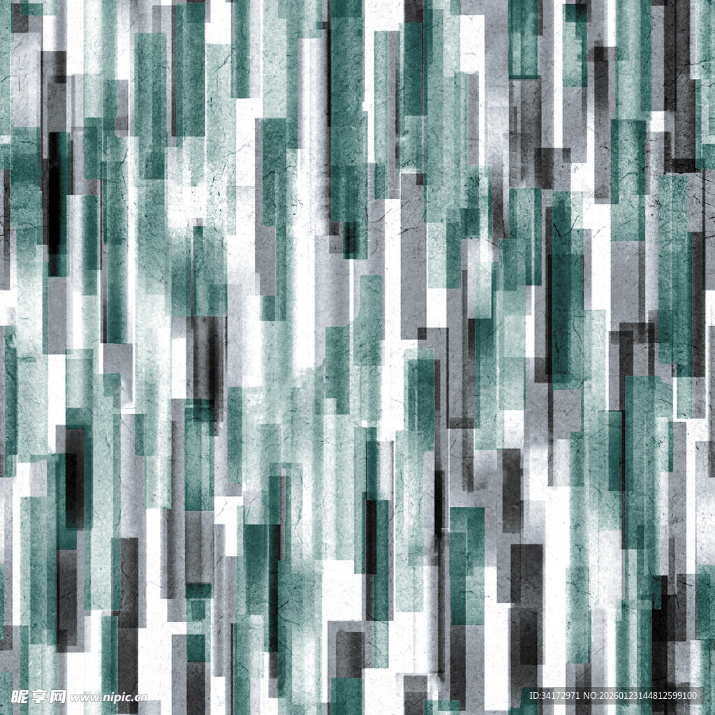绿灰渐变竖条几何图案