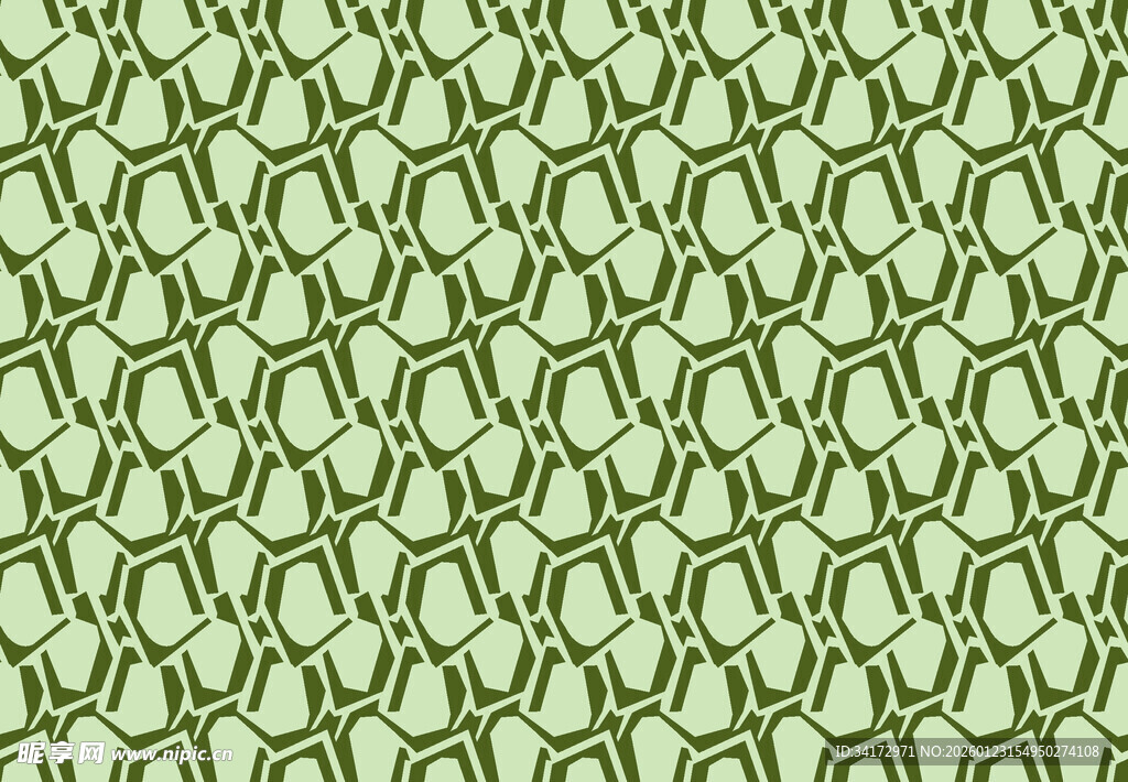 绿色几何图案纹理背景