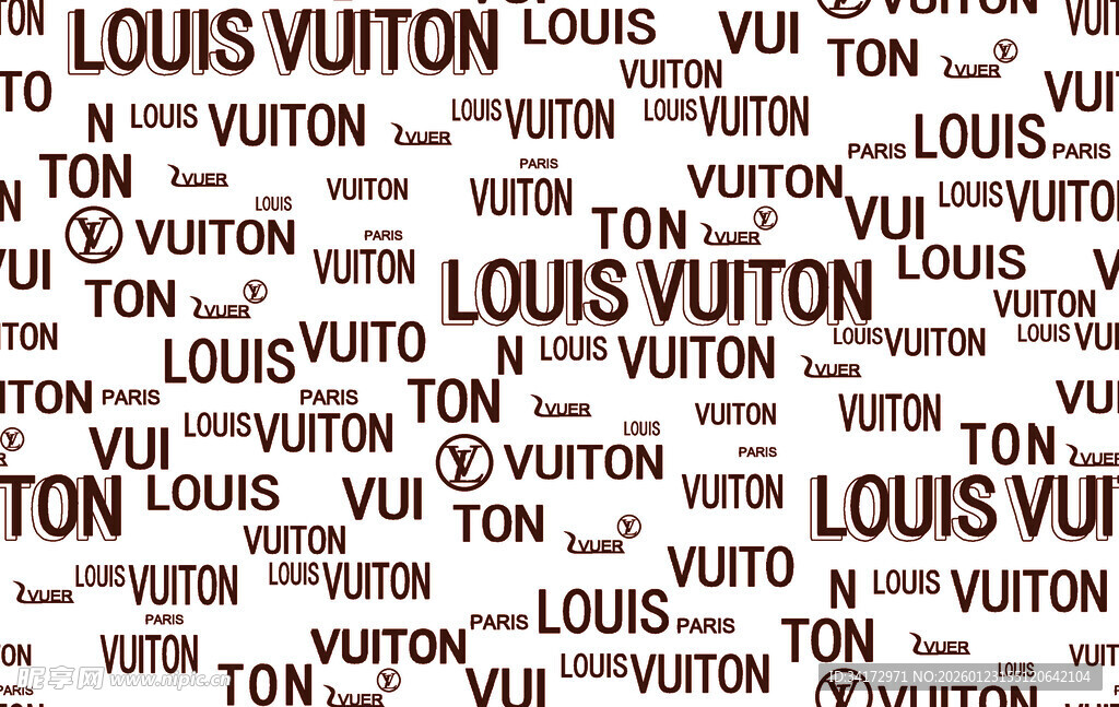 路易威登品牌经典图案背景