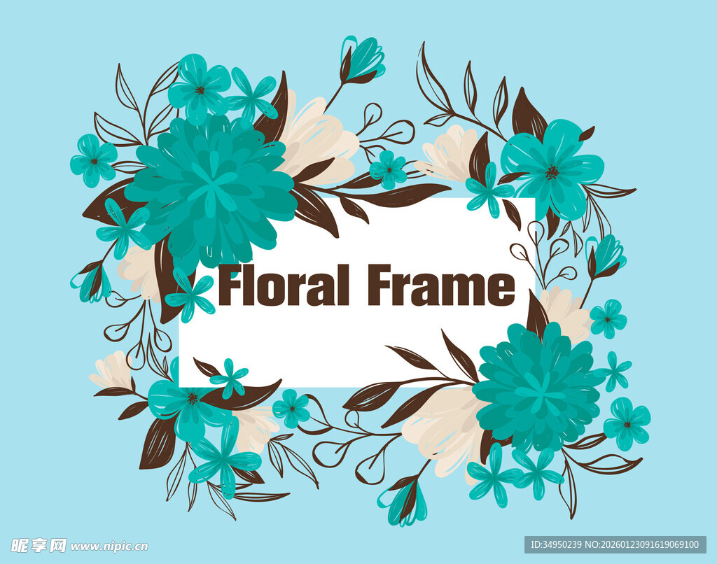 花卉边框图案设计