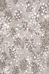 银白亮片花纹布料