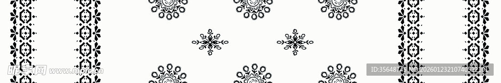 简约雪花图案装饰背景