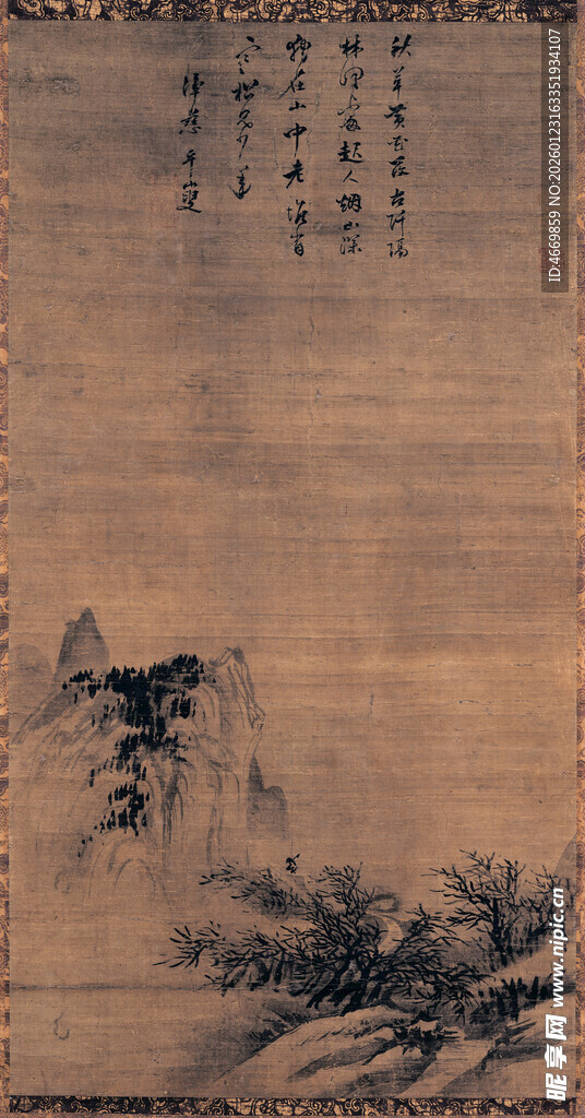 古风山水国画作品