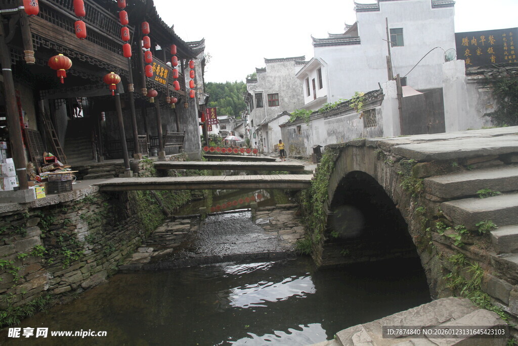 江南水乡石桥古朴景致