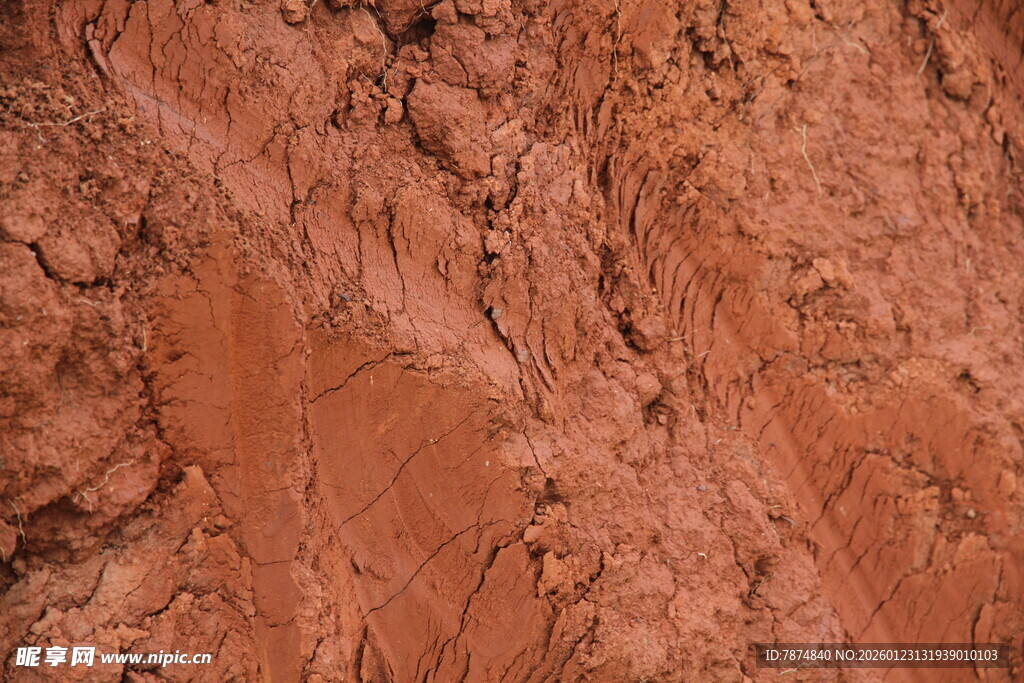 红褐色粗糙纹理背景图