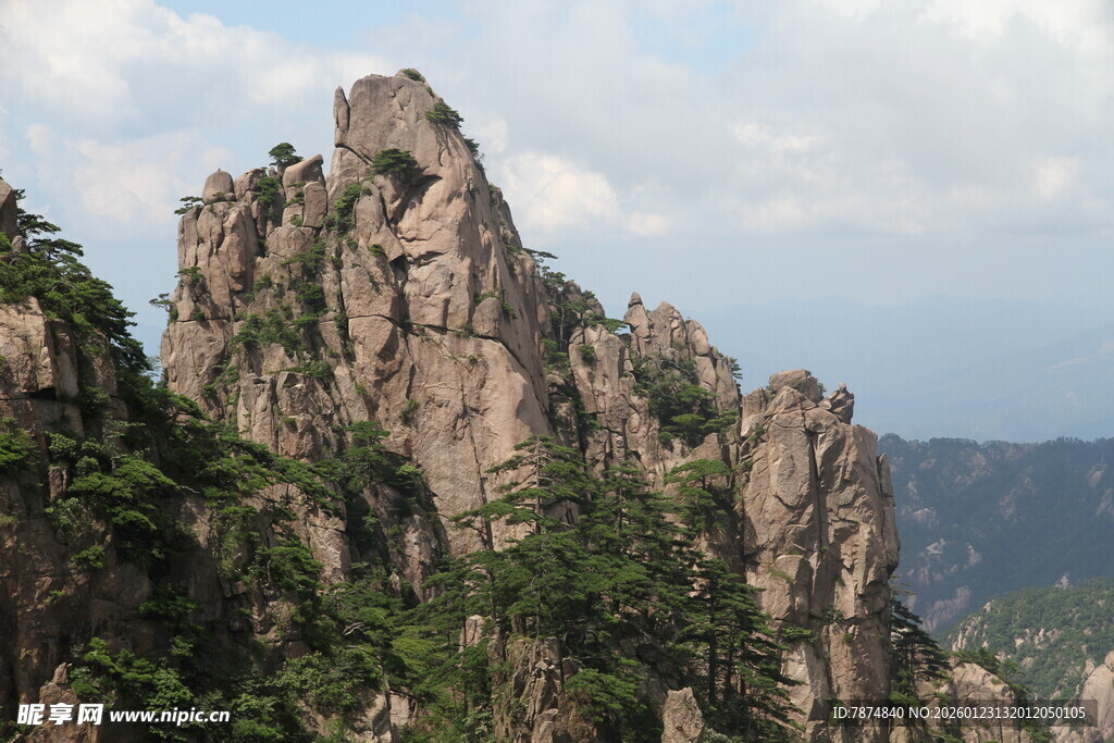 黄山奇峰景观