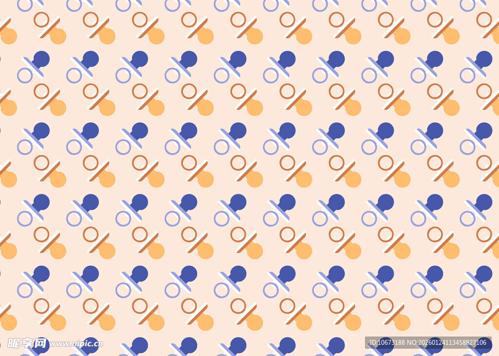 蓝黄相间几何图案纹理