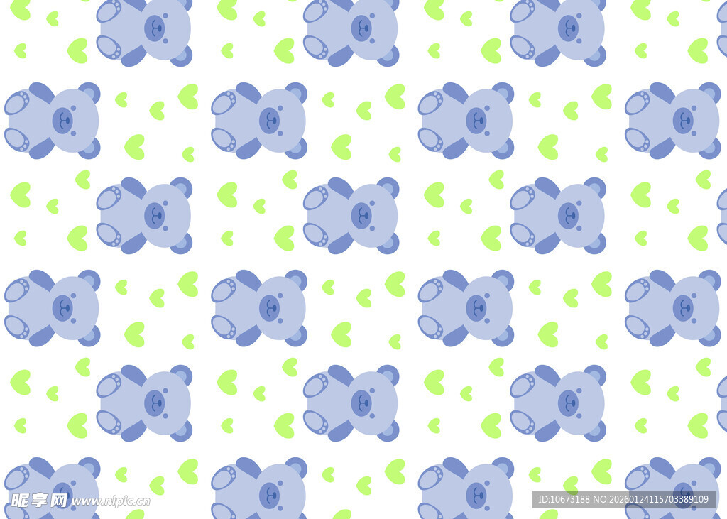 蓝绿蝴蝶图案背景纹理