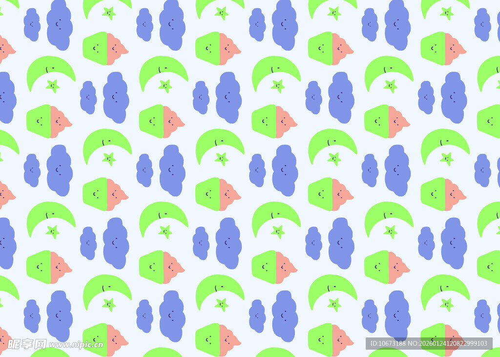 多彩雨滴图案背景