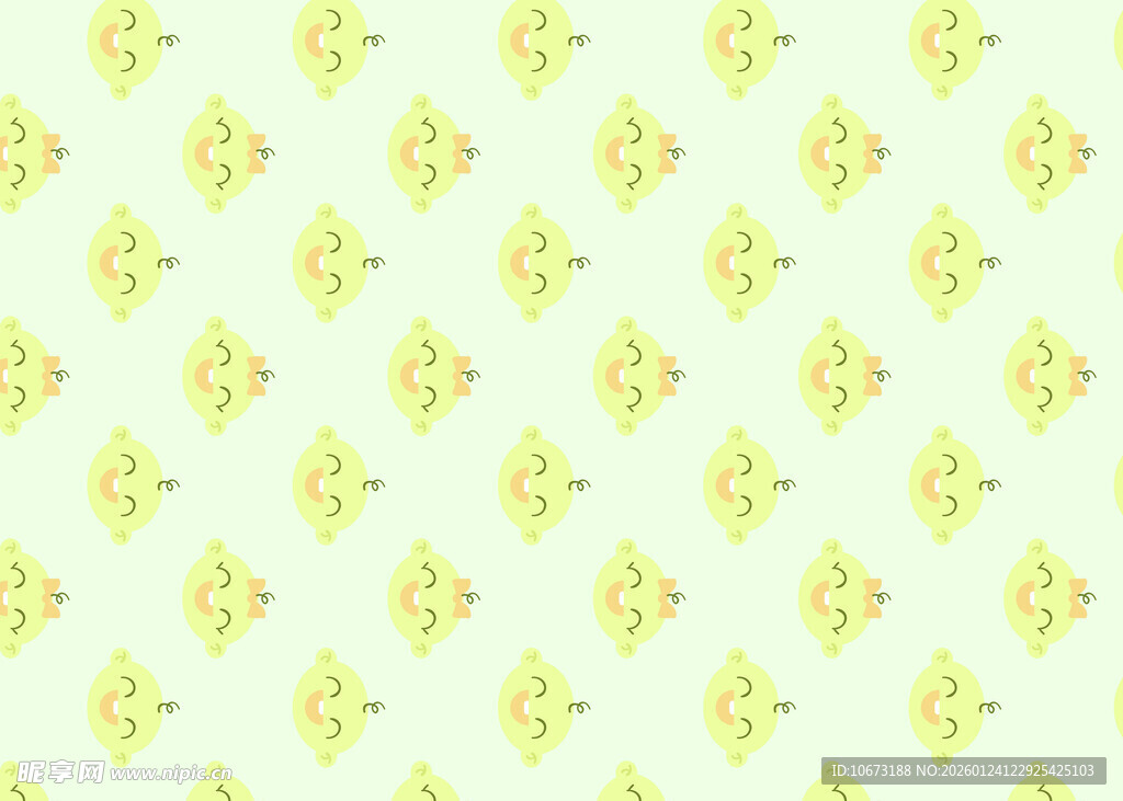 清新花卉图案背景图