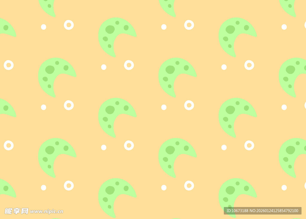 绿色海马图案背景纹理