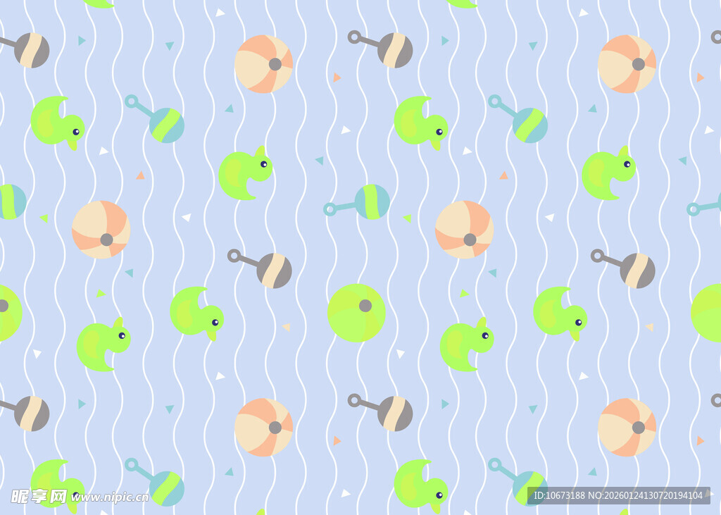 清新水果图案背景纹理