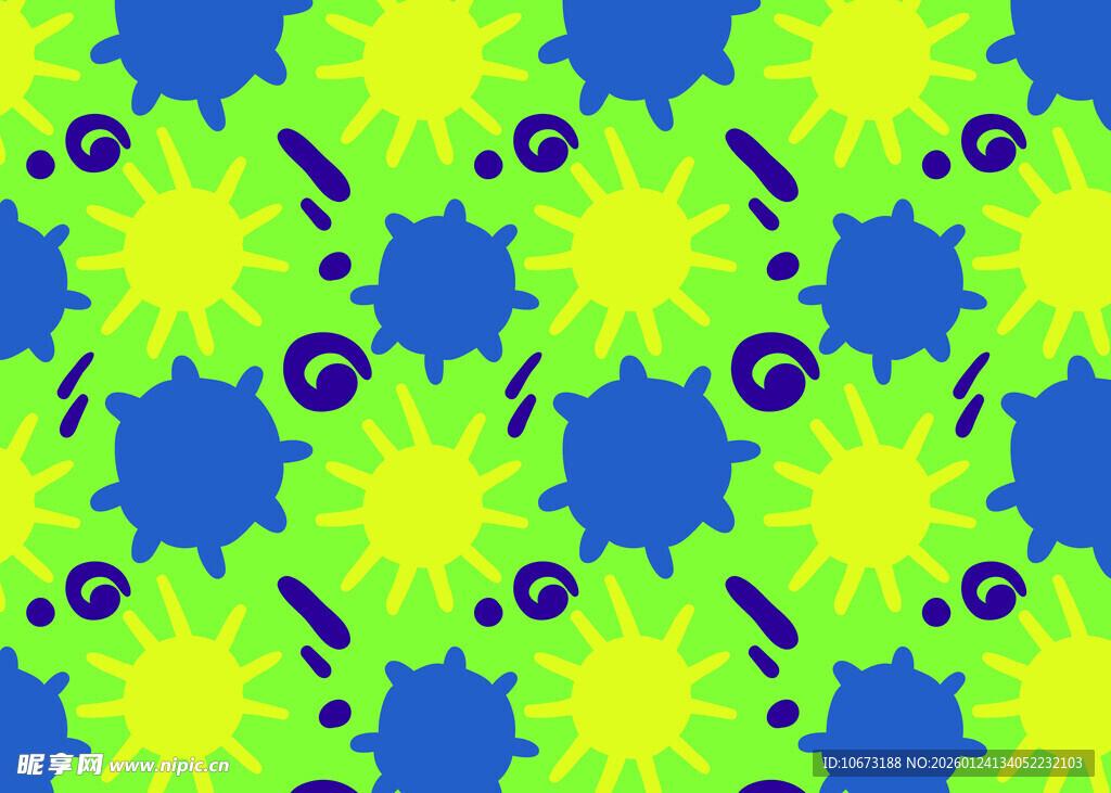 多彩几何图案抽象背景图