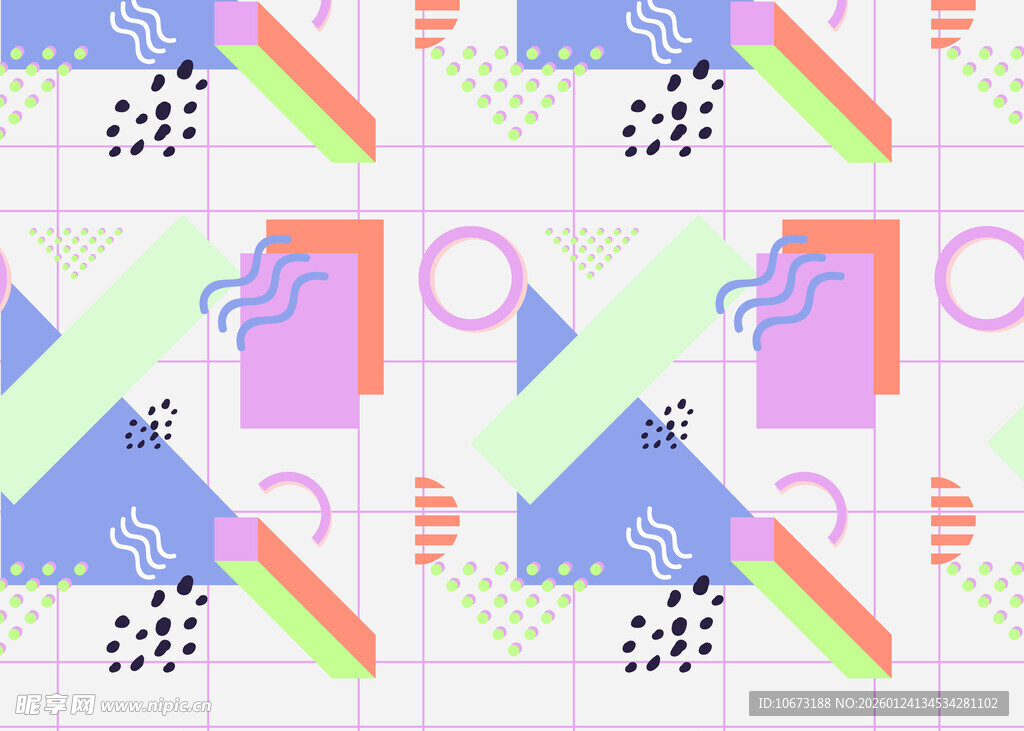 几何图案抽象背景设计图