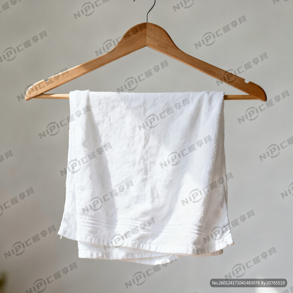 挂起来的白色抹布