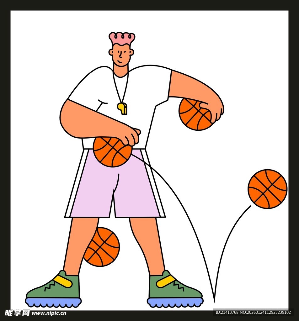 街头篮球者炫技瞬间