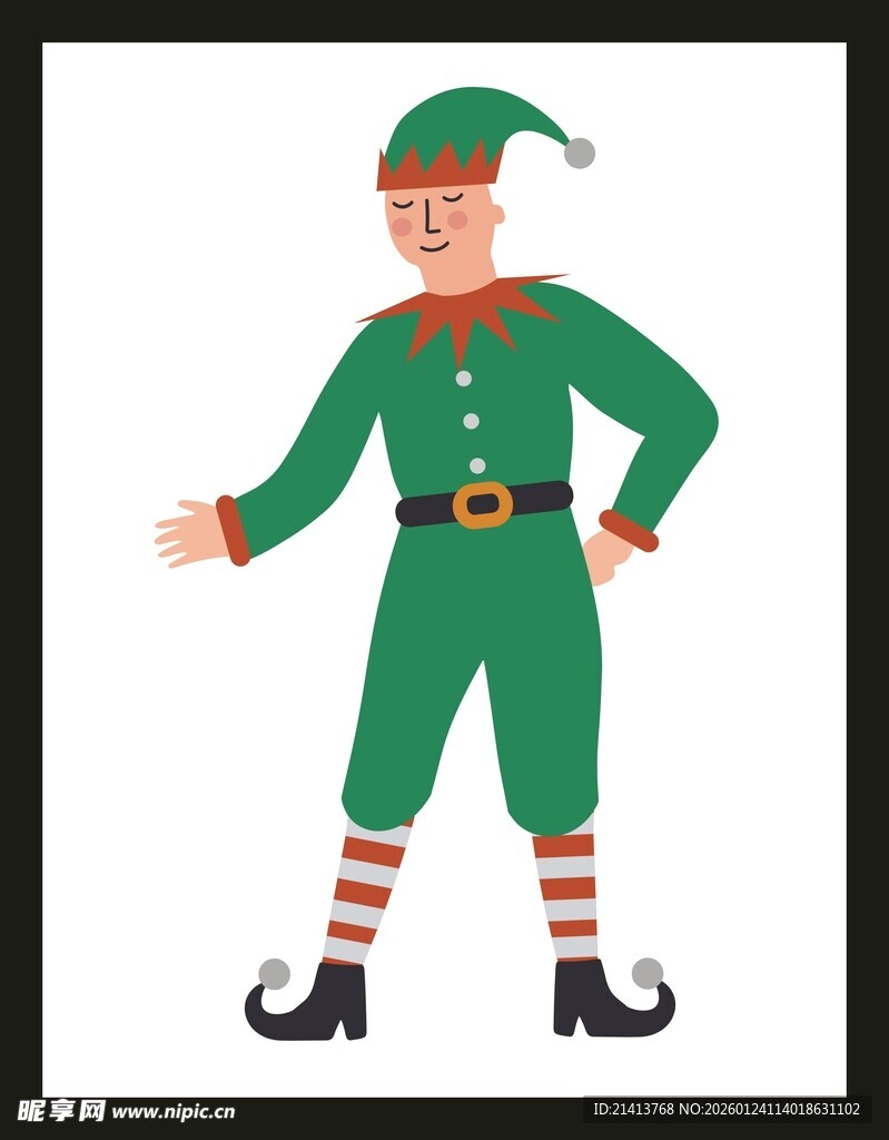 圣诞小精灵俏皮展风采