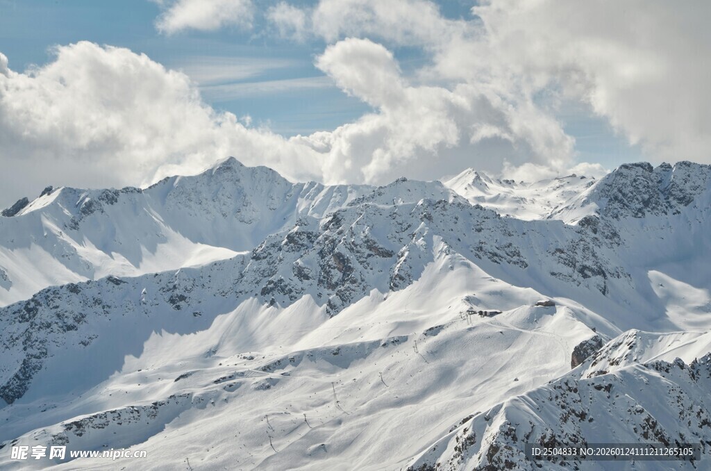 壮丽雪山美景