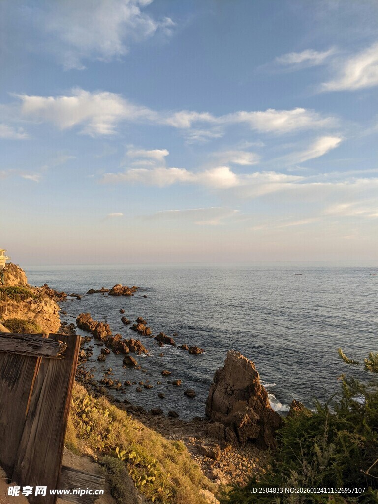 海边黄昏美景