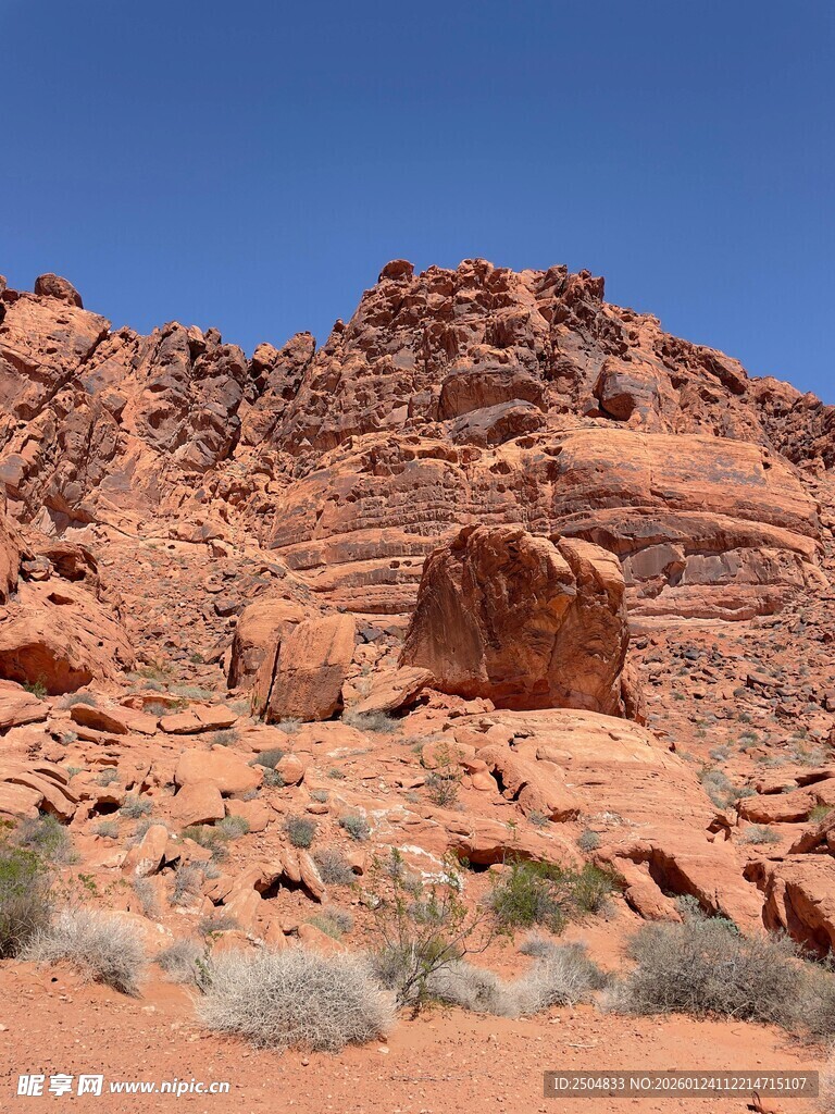 红色 漠岩石景观