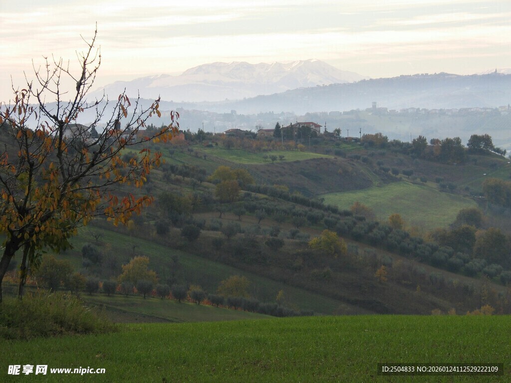 秋日田园风光美景