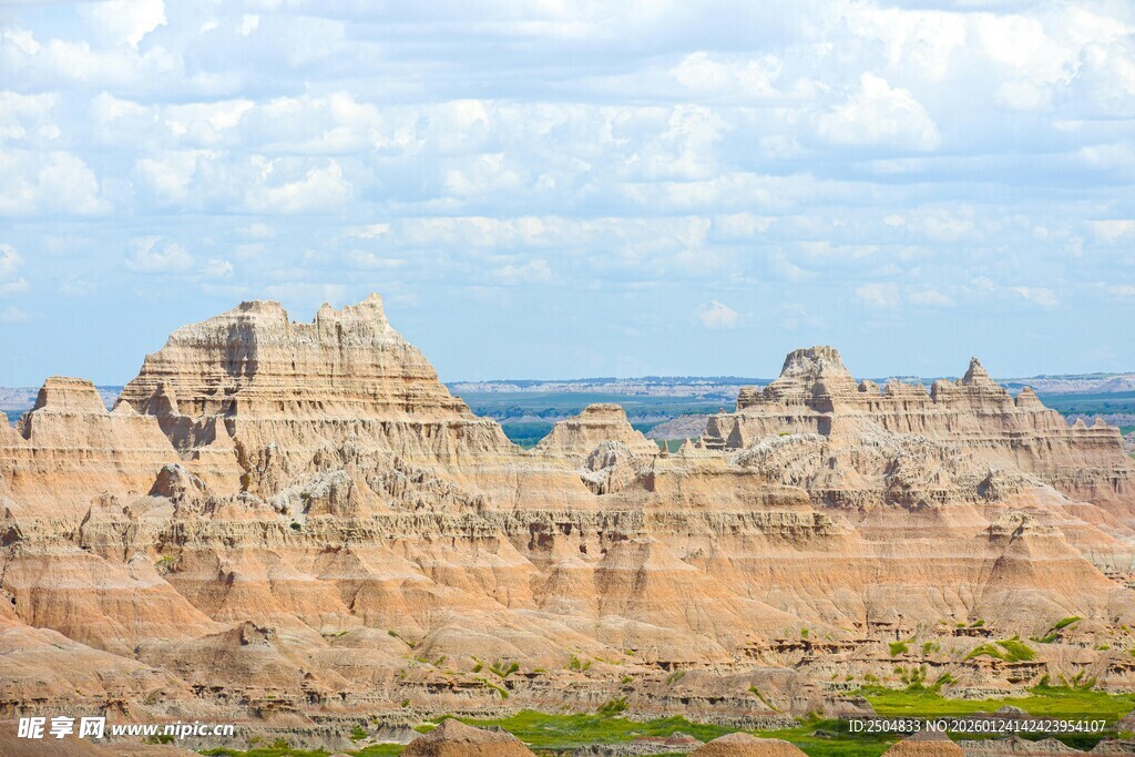 壮丽奇特的荒野地貌景观
