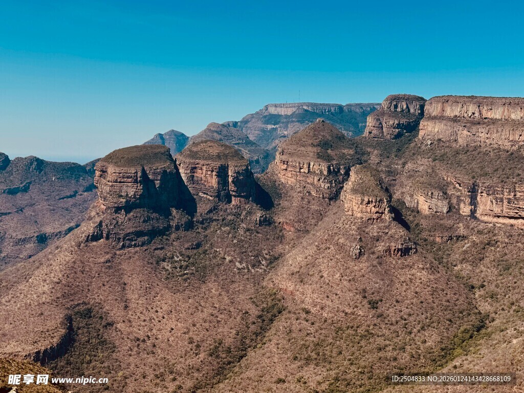 壮丽峡谷地貌景观