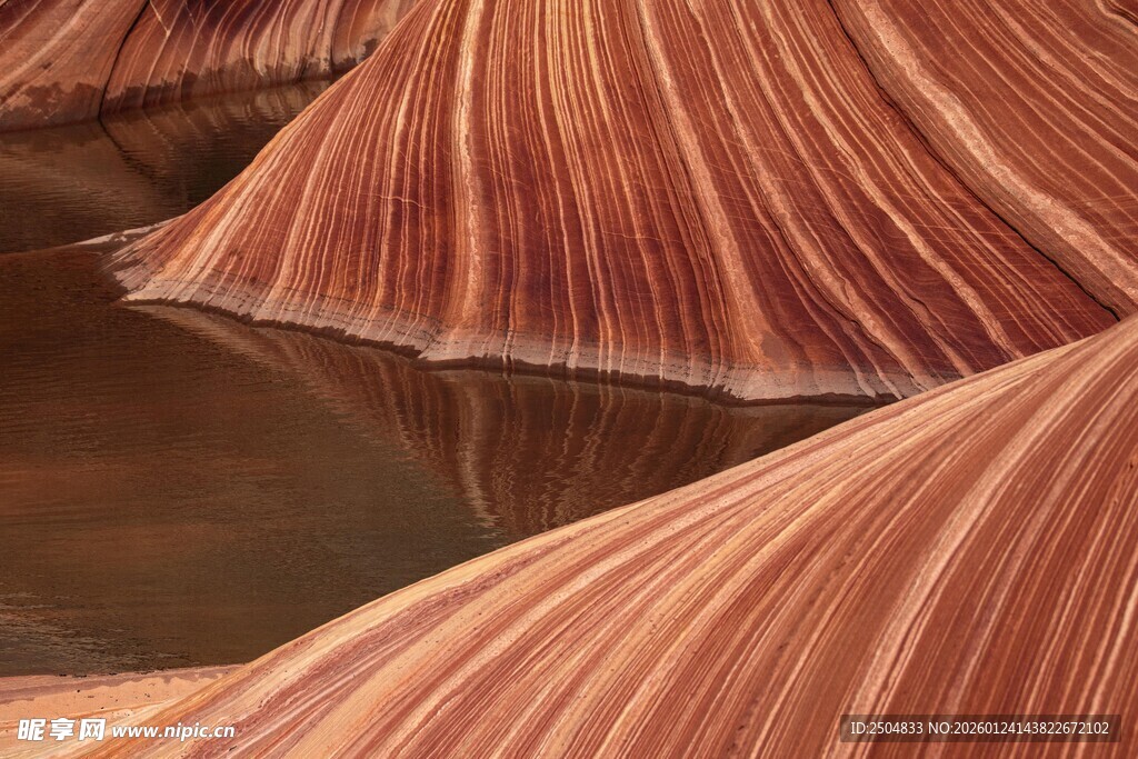 波浪状砂岩地貌景观
