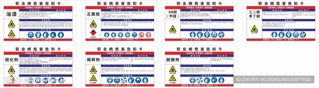职业病危害告知卡