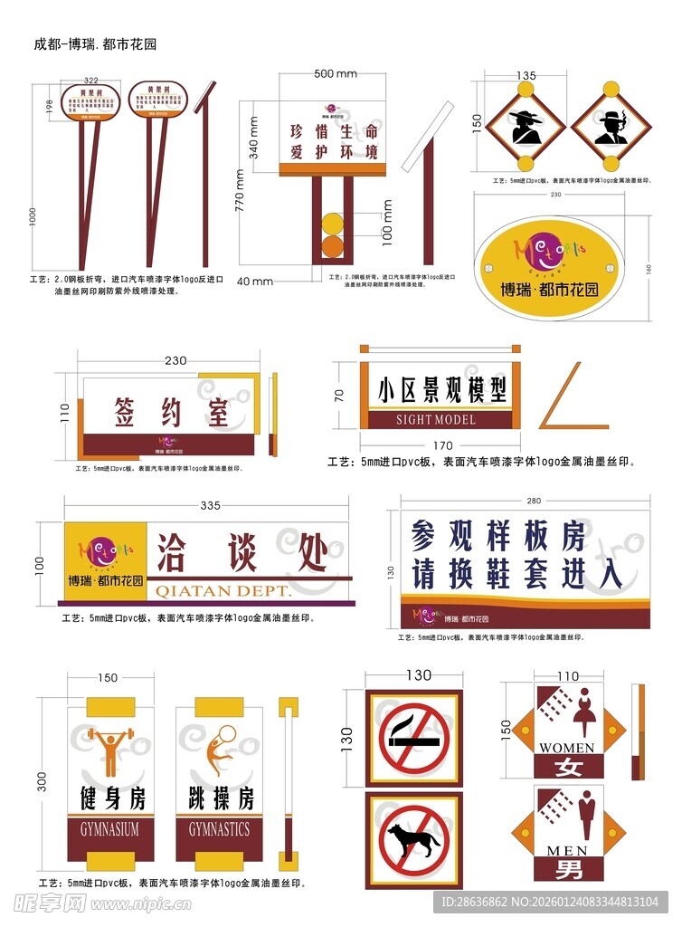 导视系统指示牌