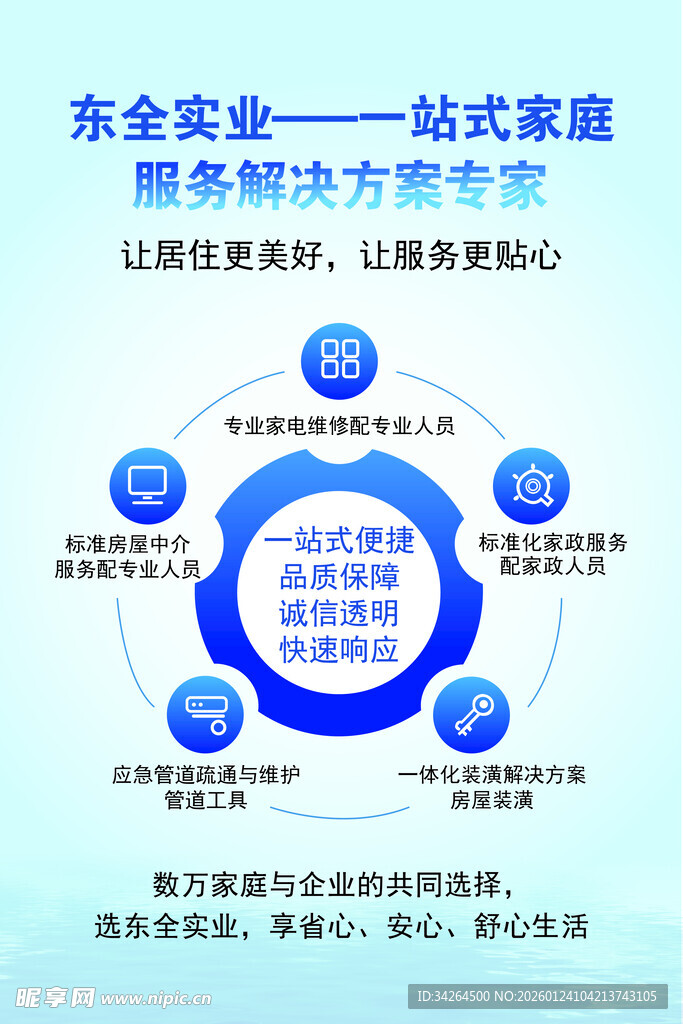 东全实业一站式家庭服务