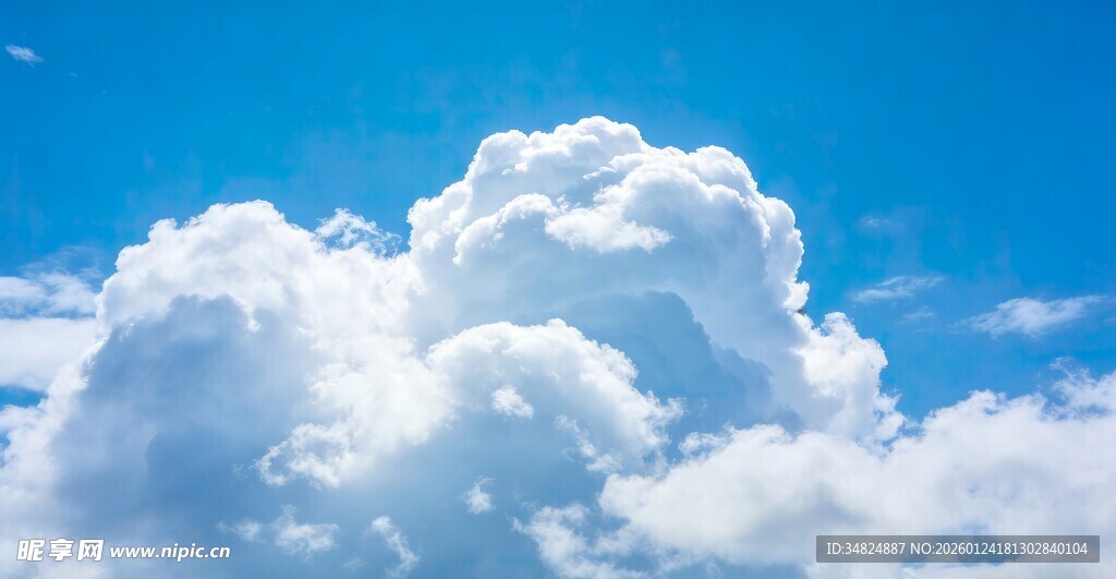 蓝天白云美景