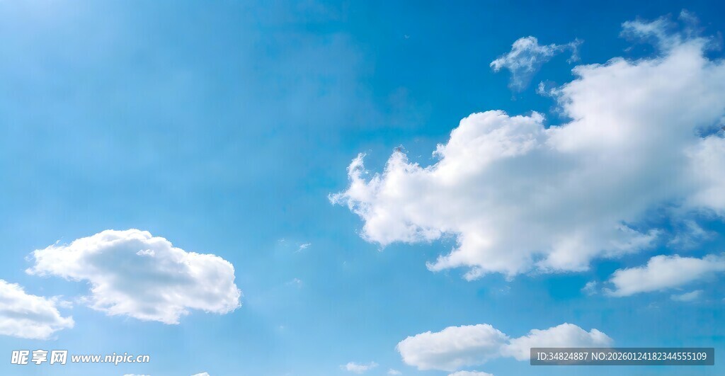 蓝天白云美景