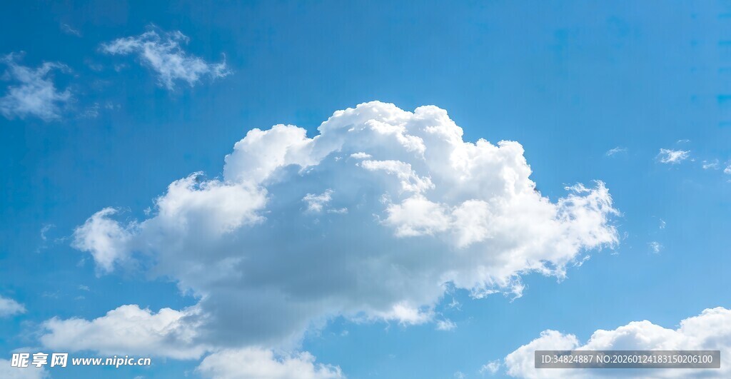 蓝天白云美景