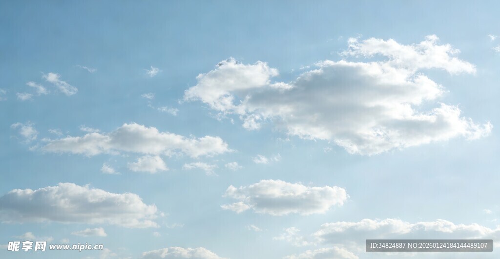 蓝天白云美景