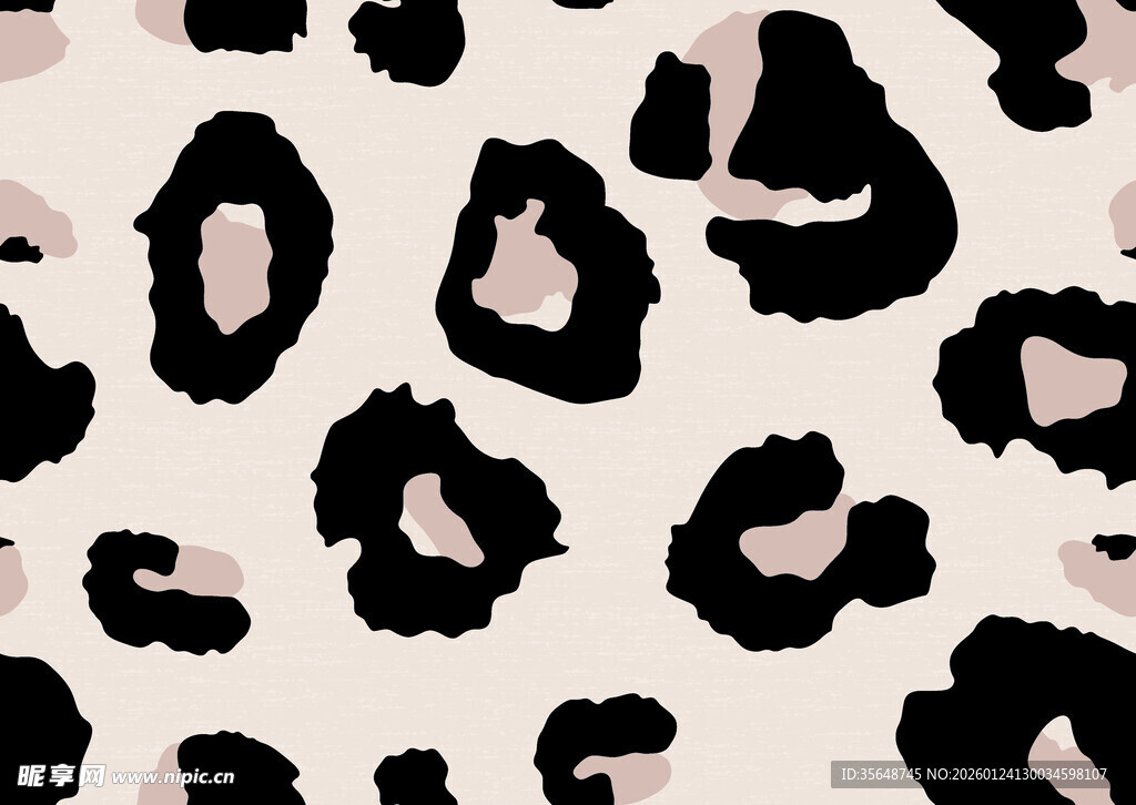 豹纹图案背景纹理