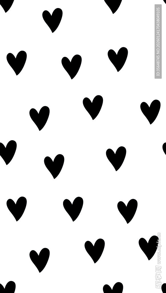 心形图案背景纹理
