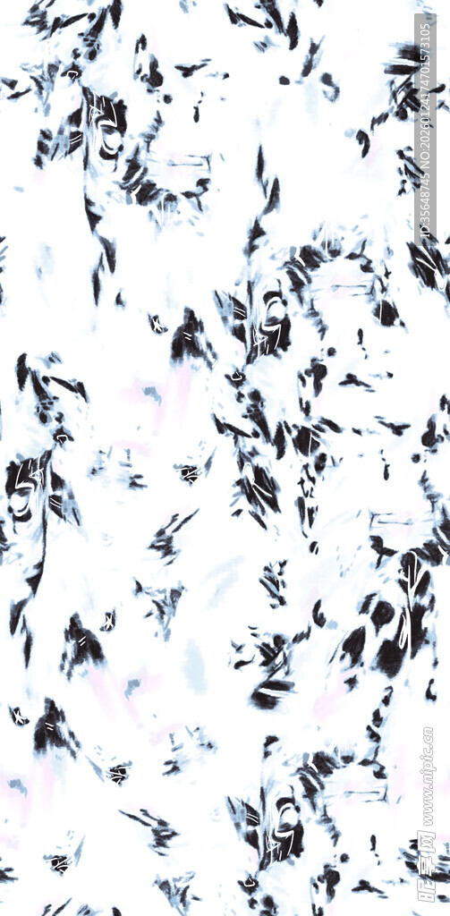 黑白抽象纹理图案