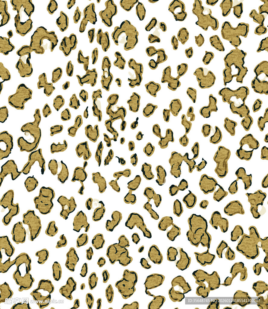 豹纹图案背景纹理素材