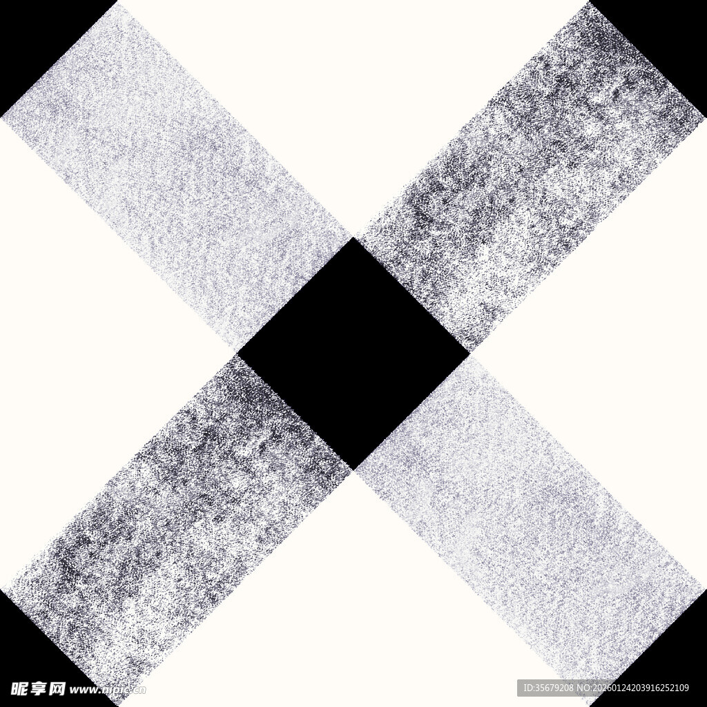 黑白交叉纹理图案