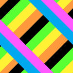 多彩条纹几何图案背景