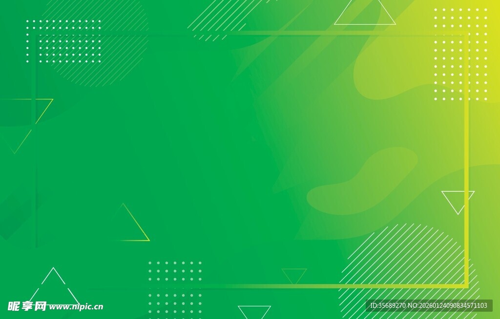 绿色几何抽象背景