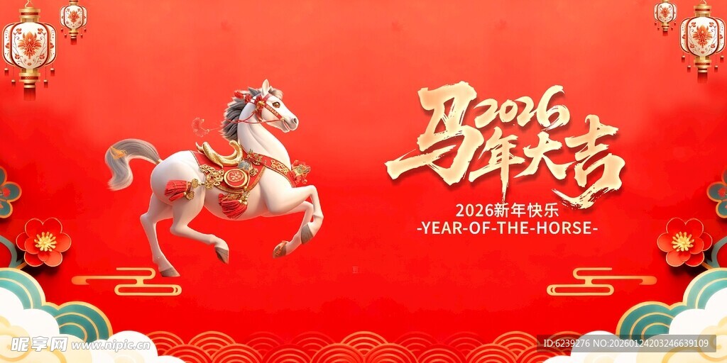 马年喜庆图 马年画册  