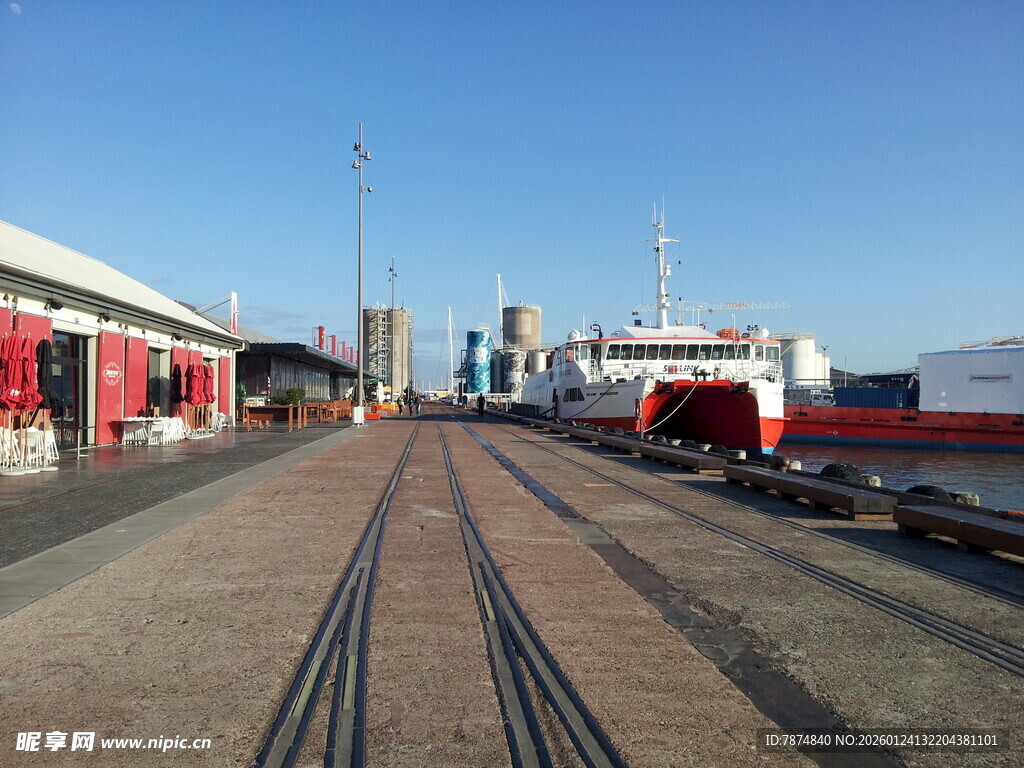 港口铁路场景
