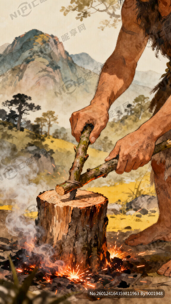 生成1 张 场景有远山、树木