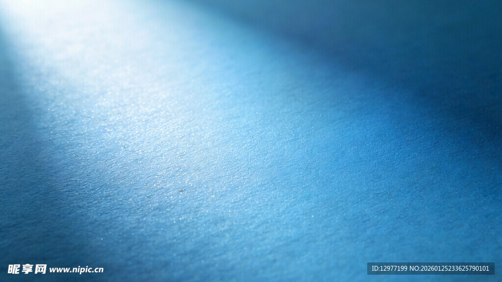 蓝色质感布料纹理特写