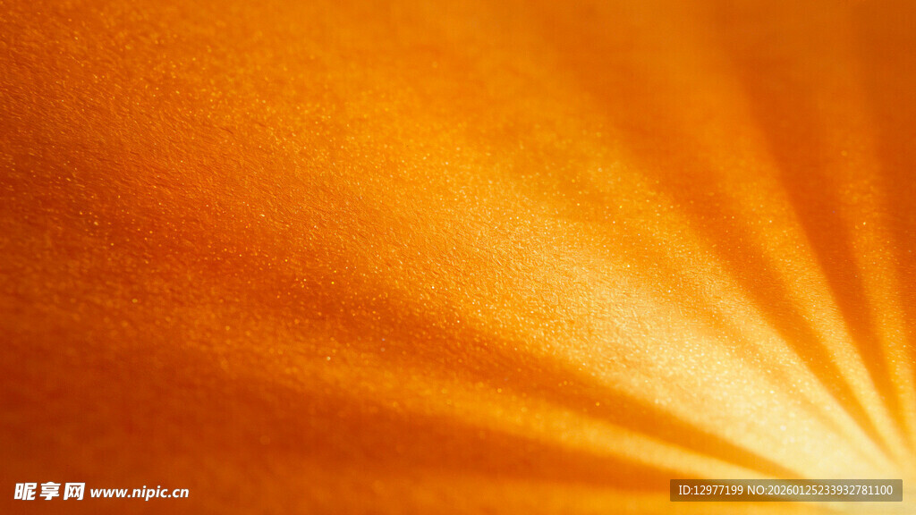 橙色放射状光线背景图